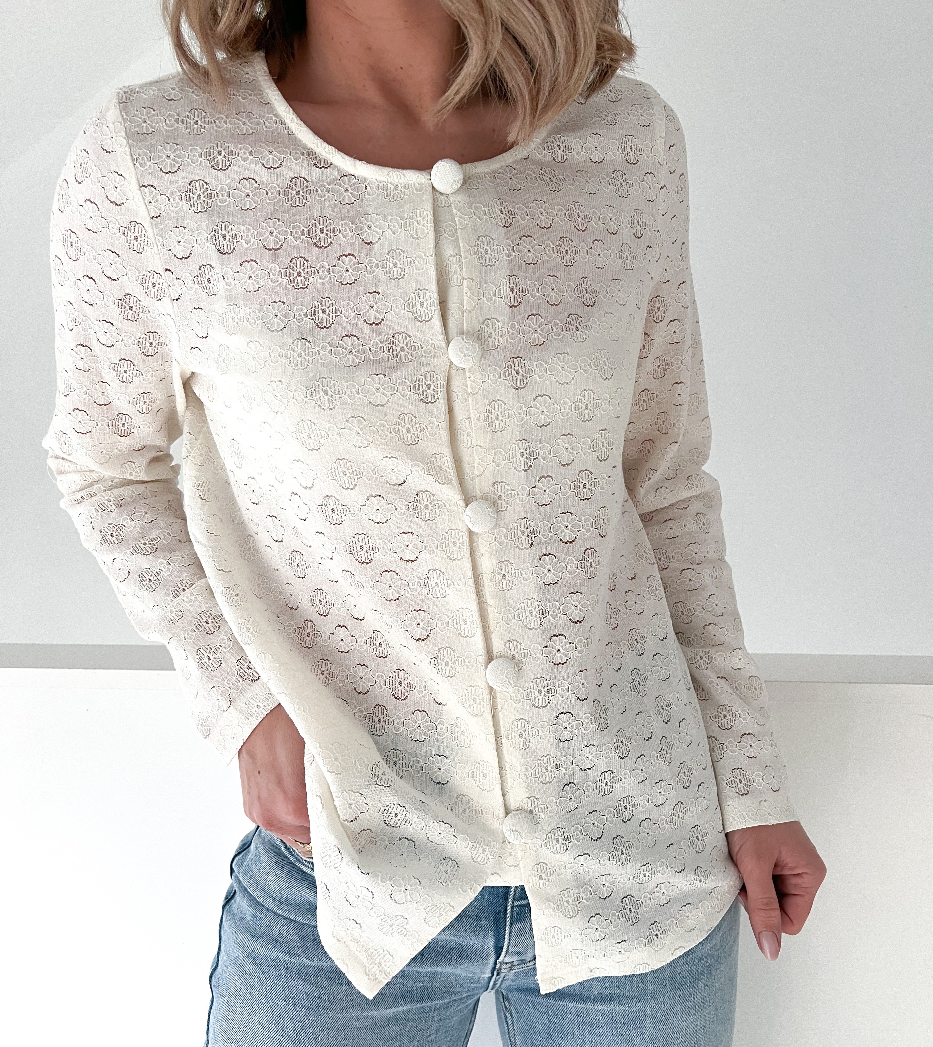 Blouse / kanten shirt