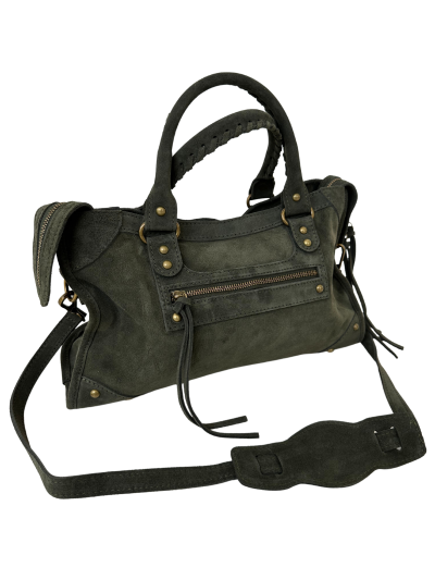 Grand Sac BAG en daim - Khaki