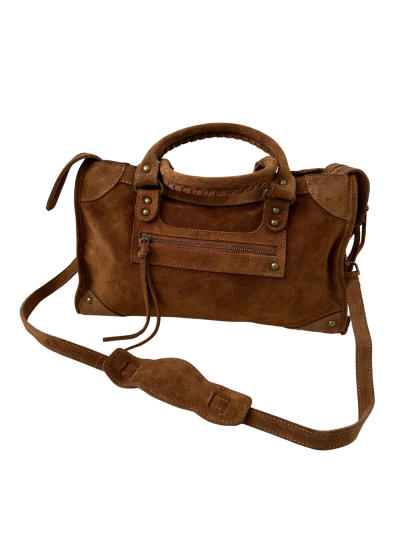 Grand Sac BAG en daim - Kamel