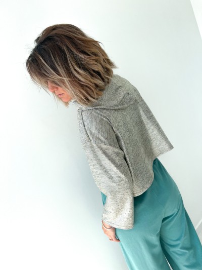 Feiner Pullover / Crop Top...