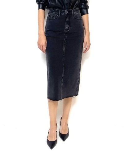 Judith lange rok in Jeans -...