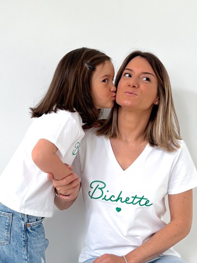 T-shirt Bichette - vert clair