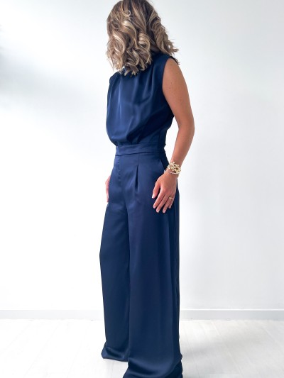 Zijdeachtige jumpsuit