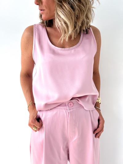 Moderne Blouse - rose clair 