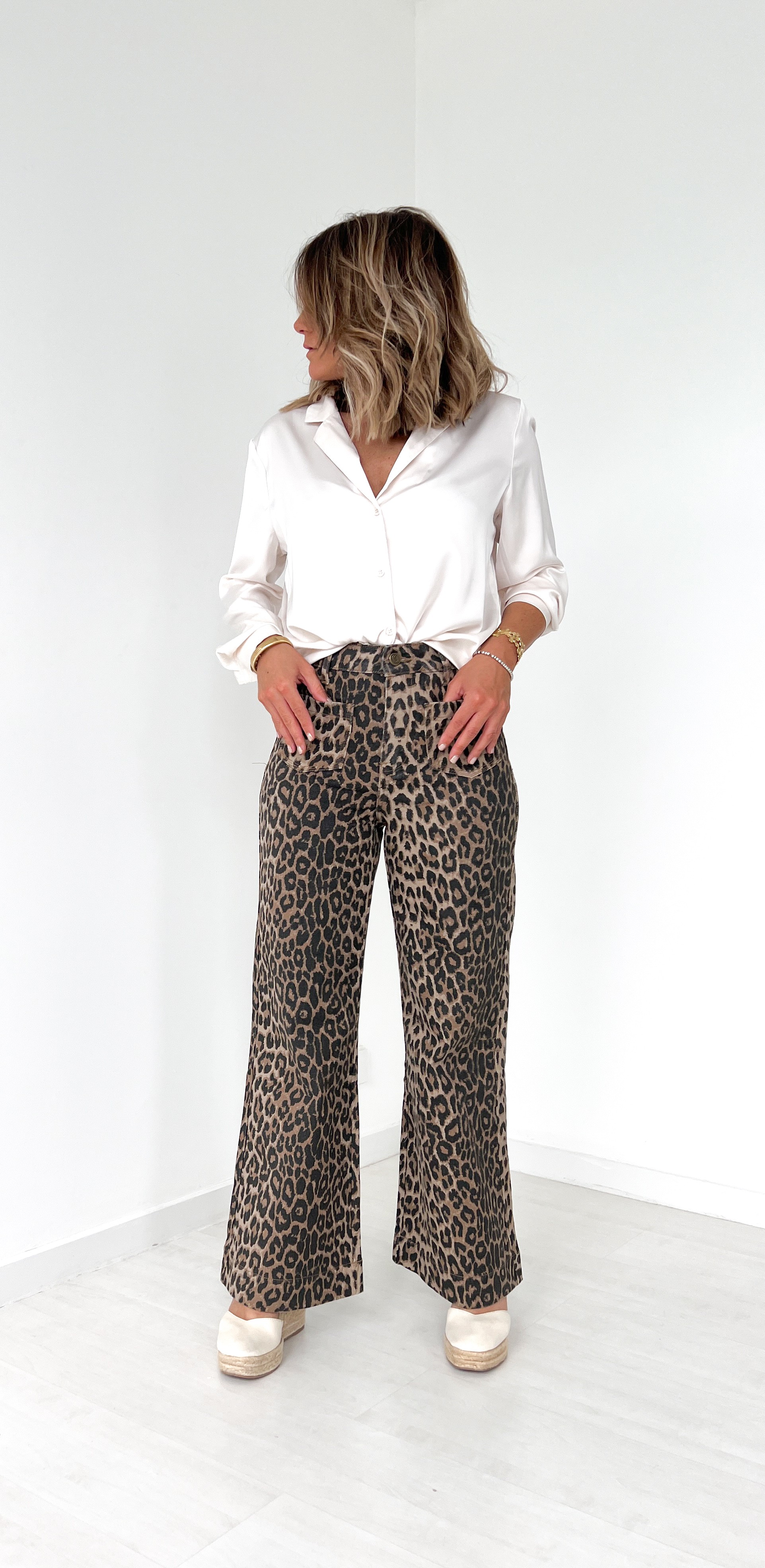 Hose Gaspard Jeans Leopard