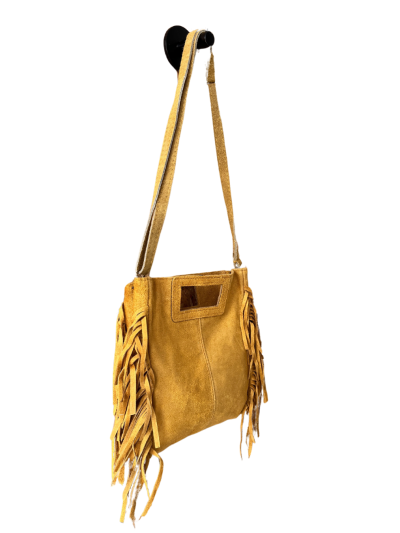 Tasche Mare en daim - Gelb