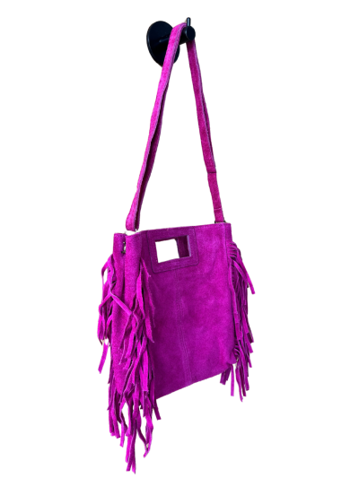 Handtas Mare en daim - fuchsia