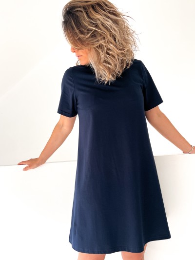 Kleid Louise - Marineblau