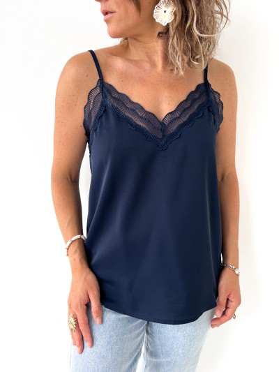 Top / Blouse Sofia - Bleu...