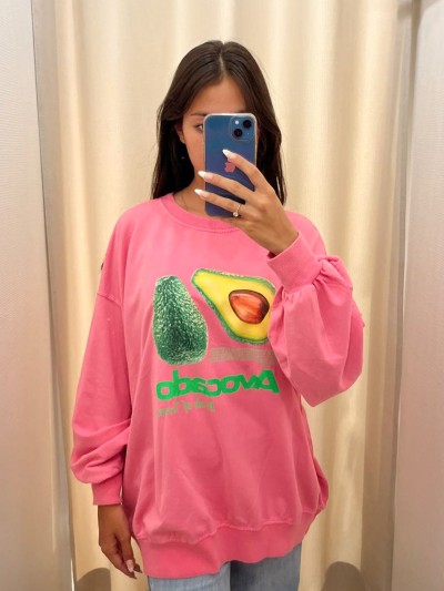 sweat Avocat - Rose