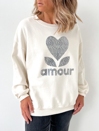 Pull Amour - Ecru 