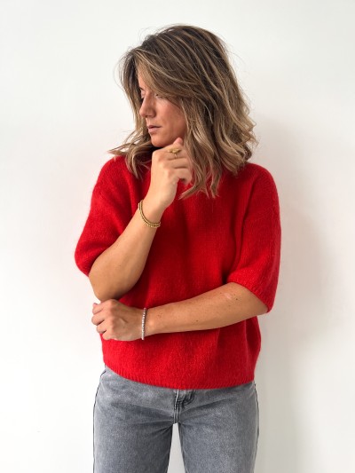 Pull Alix Cosy Chic - Rouge