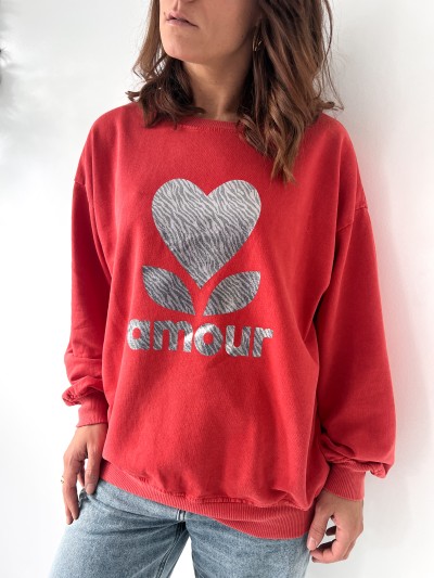 Sweat / Pull Amour - Corail