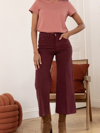 Jeans Gaspard Bordeaux -...