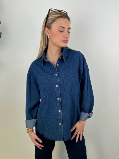 Chemise en denim chic -...