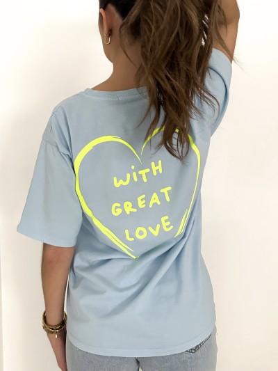 T-shirt With Great Love -...